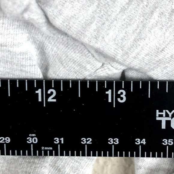 June Bug Hoodie Sweater Gray White Gold Butterfly Graphic Ruffled Zip Up Size 5 - Picture 9 of 12